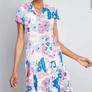 Modcloth Exciting Find Shirt Dress
